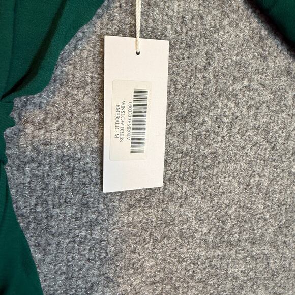 Reformation Maxi Dress Womens Medium Winslow Long Maxi Dress Emerald Boho NEW - Picture 7 of 13